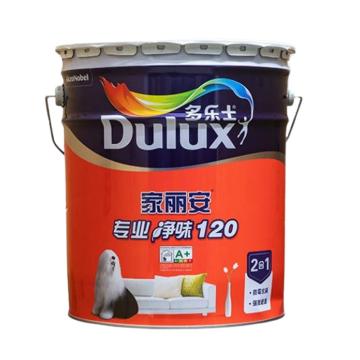 多乐士 家丽安专业净味120内墙乳胶漆 家丽安专业净味120内墙，白色，5L/桶