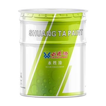 双塔 水性黑环氧自流平面漆，16kg+4kg固化剂 水性黑环氧自流平面漆，黑