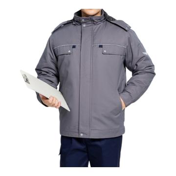 功成狮 涤棉雪兔绒可脱卸棉服 GM1SSG1176T8801，4XL/190（GW8250）