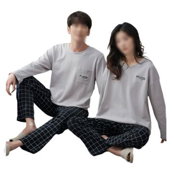 南极人 男款纯棉长袖家居服套装 9201男，3XL
