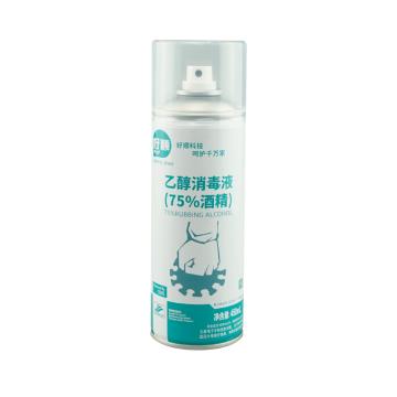 好顺千万 好顺千万+ 酒精消毒液 75%,450ML/瓶