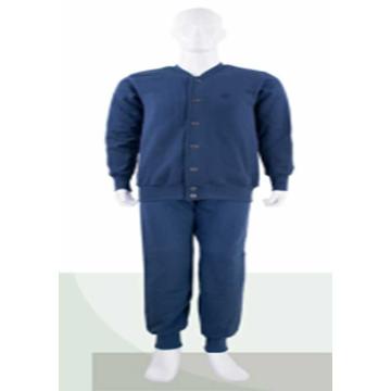银莱 矿用绒衣裤，纯棉防静电蓝色 165-190 YL-001