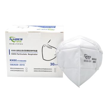 耐呗斯 防颗粒物口罩KN90，头戴式 NBS9002