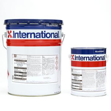阿克苏诺贝尔 半光聚氨酯面漆 Interthane 870，灰白色，20升/套