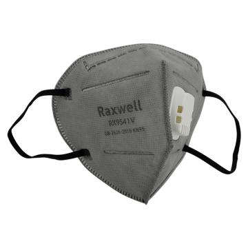 Raxwell 防尘及有机气体异味口罩KN95，活性炭，带阀，耳戴式 RX9541V