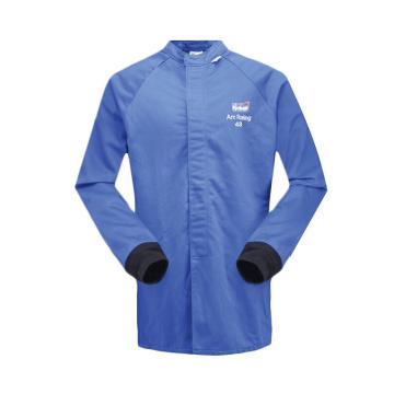Lakeland/雷克兰 防电弧大褂式上衣HRC 4级 48Cal/cm2，宝蓝色 XXL（DH经济面料） AR48-SC