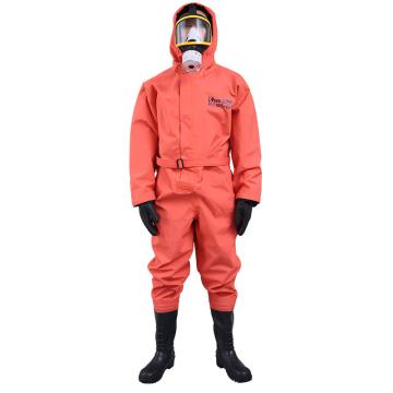 劳卫士 半封闭防化服耐酸碱防静电 FHLWS-001，2XL
