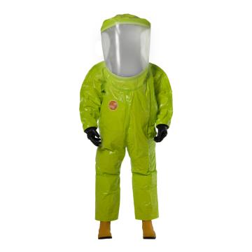 DUPONT/杜邦 欧标1级防化服，全封闭内置式连体气密服黄色 Tychem TK554T,XXL