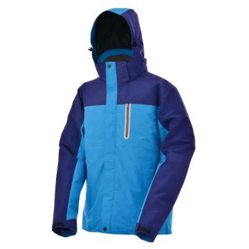 安大叔 休闲二合一冲锋衣蔚蓝拼彩蓝色 JJ-B410-1-3XL
