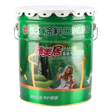 长江漆 内墙乳胶漆 内墙乳胶漆，白，20KG/桶