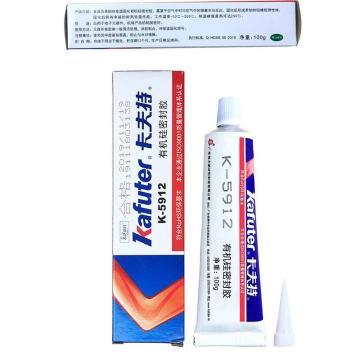 KAFUTER/卡夫特 通用机械防震耐高温密封胶黑色 K-5912