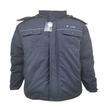 虎邦世家 全棉羽绒服，黑色100%棉，纱支：20×16，内胆填充物：90%白鸭绒，150-195下单备注尺码 HBSJ233