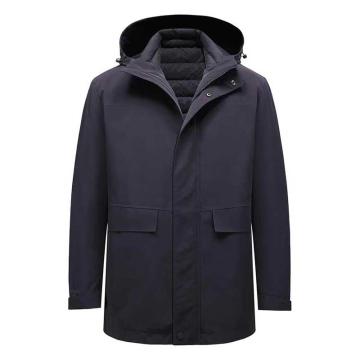 笙谷 三合一冲锋衣鹅绒羽绒服藏蓝色（同款10件起订） 藏蓝色，SG-LKLSYR2197，3XL