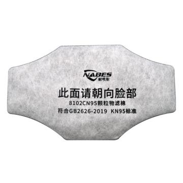 耐呗斯 单滤盒颗粒物过滤棉（活性炭）KN96 8102CN95
