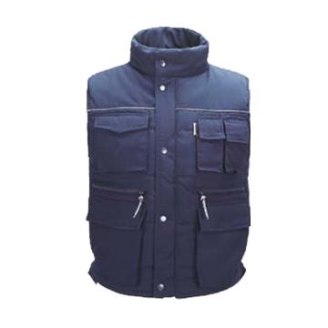 Lakeland/雷克兰 深蓝色涤棉混纺面料防寒马甲 9065-XL