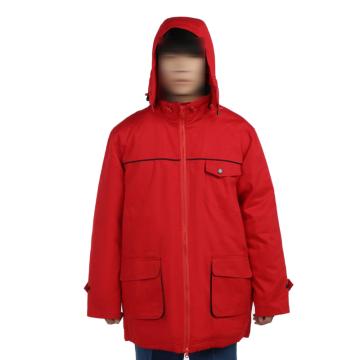 屹添 防寒棉衣可拆卸内胆加厚内胆，红色 YT-FH-03-180