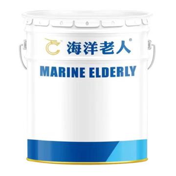 海洋老人 丙烯酸划线漆 白色