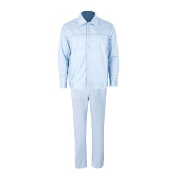 优普泰 酸碱化学品防护服耐一般化学品腐蚀，浅蓝色（同款100套起订） FH001-L