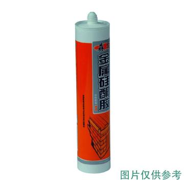 森戈 金属中性硅酮胶铝色 104