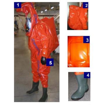 honeywell EasyChem内置式防化服防护服 1400021 42码