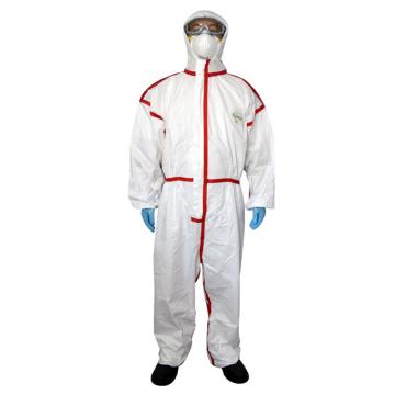 耐呗斯 白色增强款连体防护服（凉爽型） NBS4301TC-M