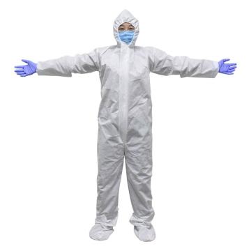 康科健 隔离衣连脚防护服 隔离衣四连体-2XL