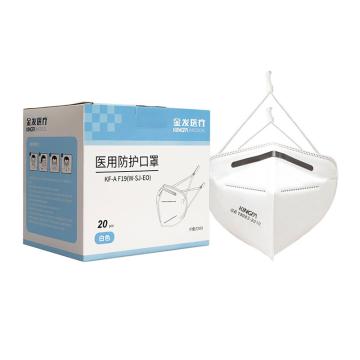 金发医疗 医用防护口罩头戴式，独立包装 KF-A F19(W-SJ-EO)