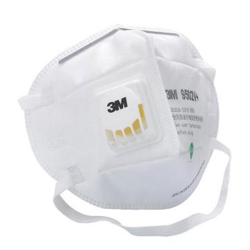 3M 防颗粒物口罩KN95，带阀，头戴式，独立包装 9502V+