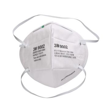3M 防颗粒物口罩KN90，头戴式 9002（环保装）