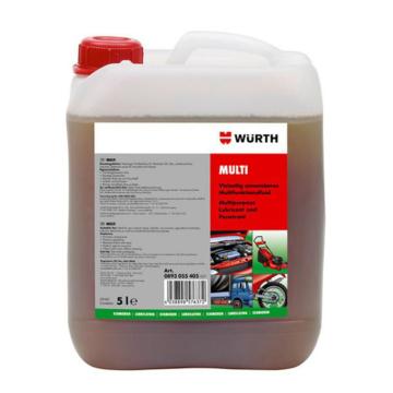 伍尔特 五合一多用途润滑剂 0893055405，桶装，5L/桶