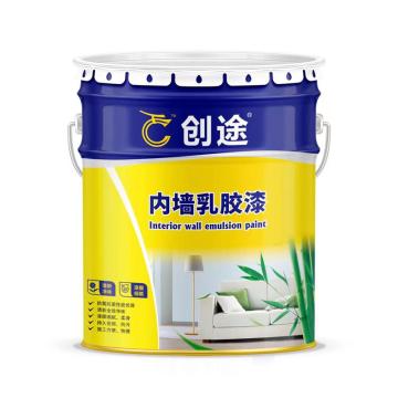 创途 A级耐燃内墙乳胶漆 A级耐燃内墙乳胶漆，PB07淡铁蓝，20KG/桶