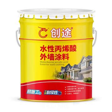 创途 N707水性丙烯酸外墙涂料 N707水性丙烯酸外墙涂料，7035，20KG/桶
