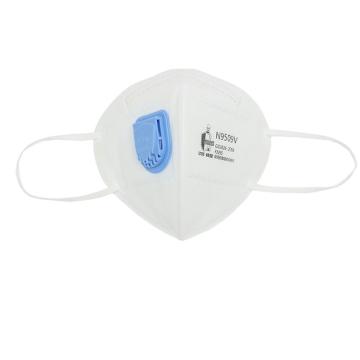 华信 防颗粒物口罩KN95，带阀，耳戴式，独立包装 N9508V