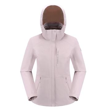 探路者 女士套羽绒冲锋衣瓷瓦粉 TAWWAL92208-AG2X，S