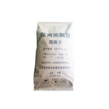普尼奥 阳离子聚丙烯酰胺 离子度60-90,25kg/袋