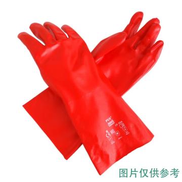 Ansell/安思尔 天然橡胶防化手套红色 15-554-9