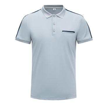 英格杰家 FABRIC细珠地网眼面料短袖T恤POLO衫 GYJ1189T灰色，L