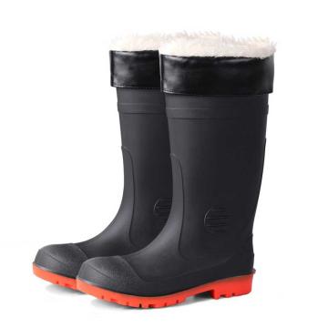 拓德 高筒加绒保暖雨靴，防砸防刺穿 TD-SH7909-46