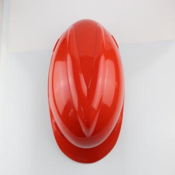 MSA/梅思安 安全帽，V-Gard 标准型，PE红，一指键，针织，涤纶，E型下颏带 10245126