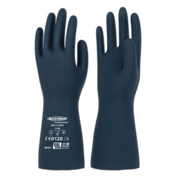 LANLANG/兰浪 氯丁橡胶手套XL，掌部厚度0.75mm，摩洛哥蓝 SR300-10