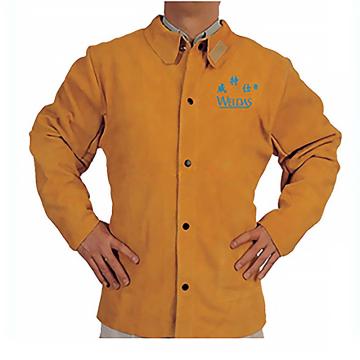 威特仕 焊接防护服金黄色皮上身焊服 44-2130-XXL