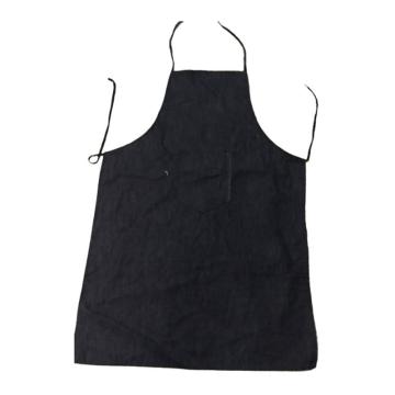 安美达 牛仔围裙，牛仔布材质黑色 65*100cm，围裙