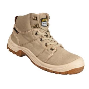 SAFETY JOGGER 中帮安全鞋，防砸防刺穿防静电 Desert S1P 37-卡其色