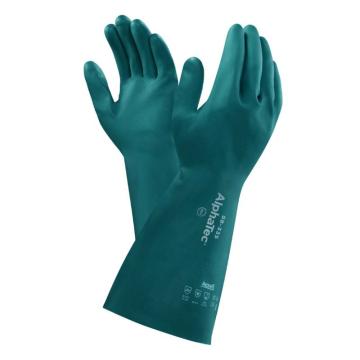 Ansell/安思尔 丁腈防化手套Aquadri系列，干爽吸汗型38cm，1副 58-335-9