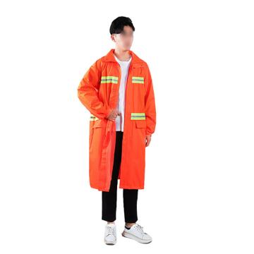 汉盾 带反光条双层连体雨衣加厚150D牛津布 HD-RAC012橙色 170码