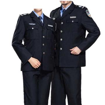 英格杰家 春秋保安服套装制服含贴标，160-190（下单备注尺码，印制需咨询），定制logo另外收费 BAF-XA，藏青西服款
