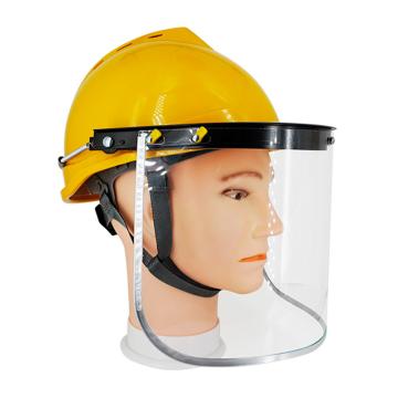 Raxwell 安全帽+防护面屏套装，ABS安全帽（黄色）*1顶+防护面屏*1套 RP5100