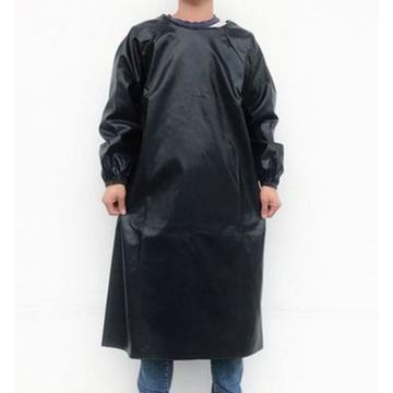 琳皓 防水罩衣倒挂加厚PU皮，前胸不带兜，黑色，均码 EJFSZYDG-130CM