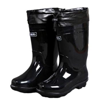 回力 中筒加绒雨靴，棉套可拆卸 加绒838-41