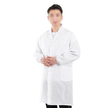 共泰 长袖白大褂精梳棉松紧袖GT-DG-02BS码 GT-DG-02B